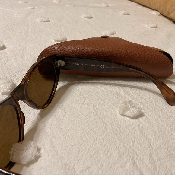Ray-Ban Tortoise Sunglasses with Case - Picture 2 of 3